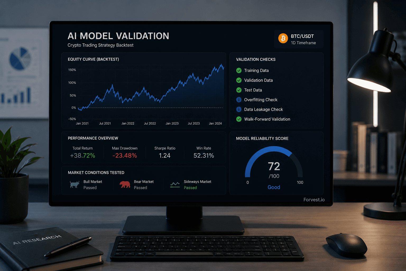 What Machine Learning Backtesting Means in AI Trading