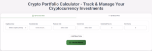 Forvest crypto portfolio calculator to model returns under different tax regimes