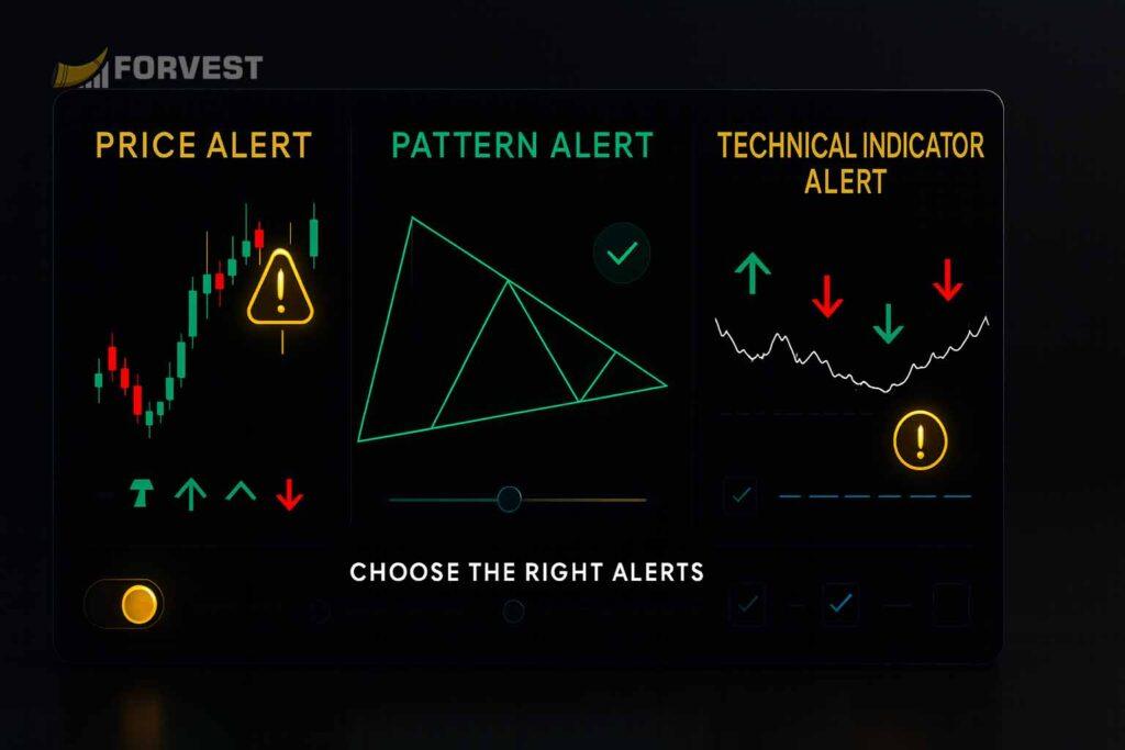 Comparison of price, pattern, and indicator alerts to choose the right trading strategy