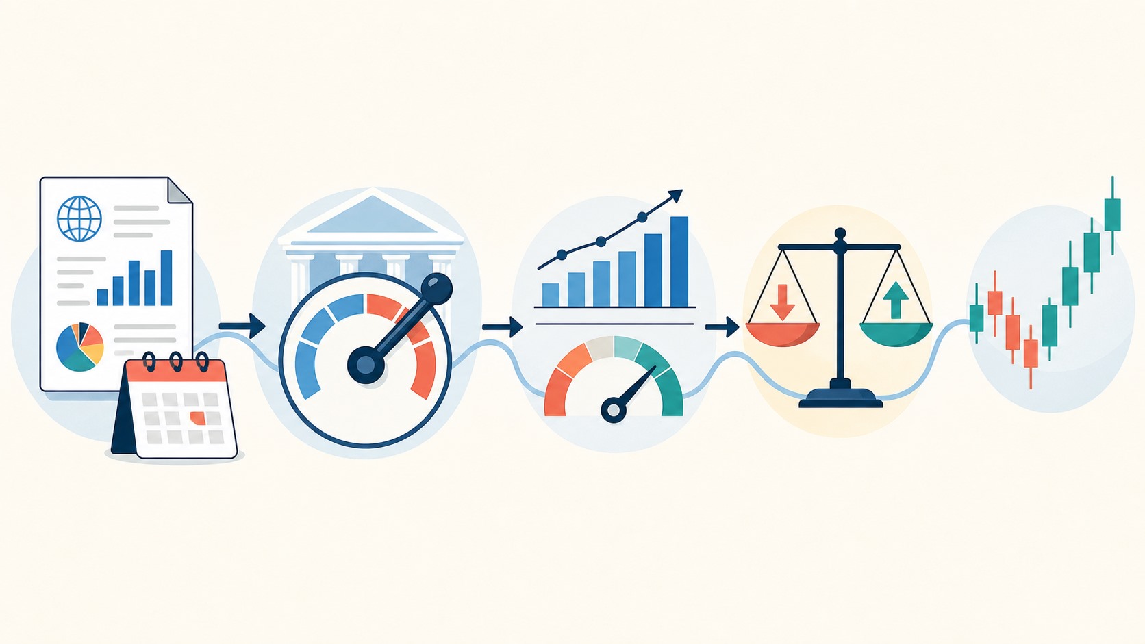 Economic releases affecting rates, the dollar, risk appetite and crypto prices